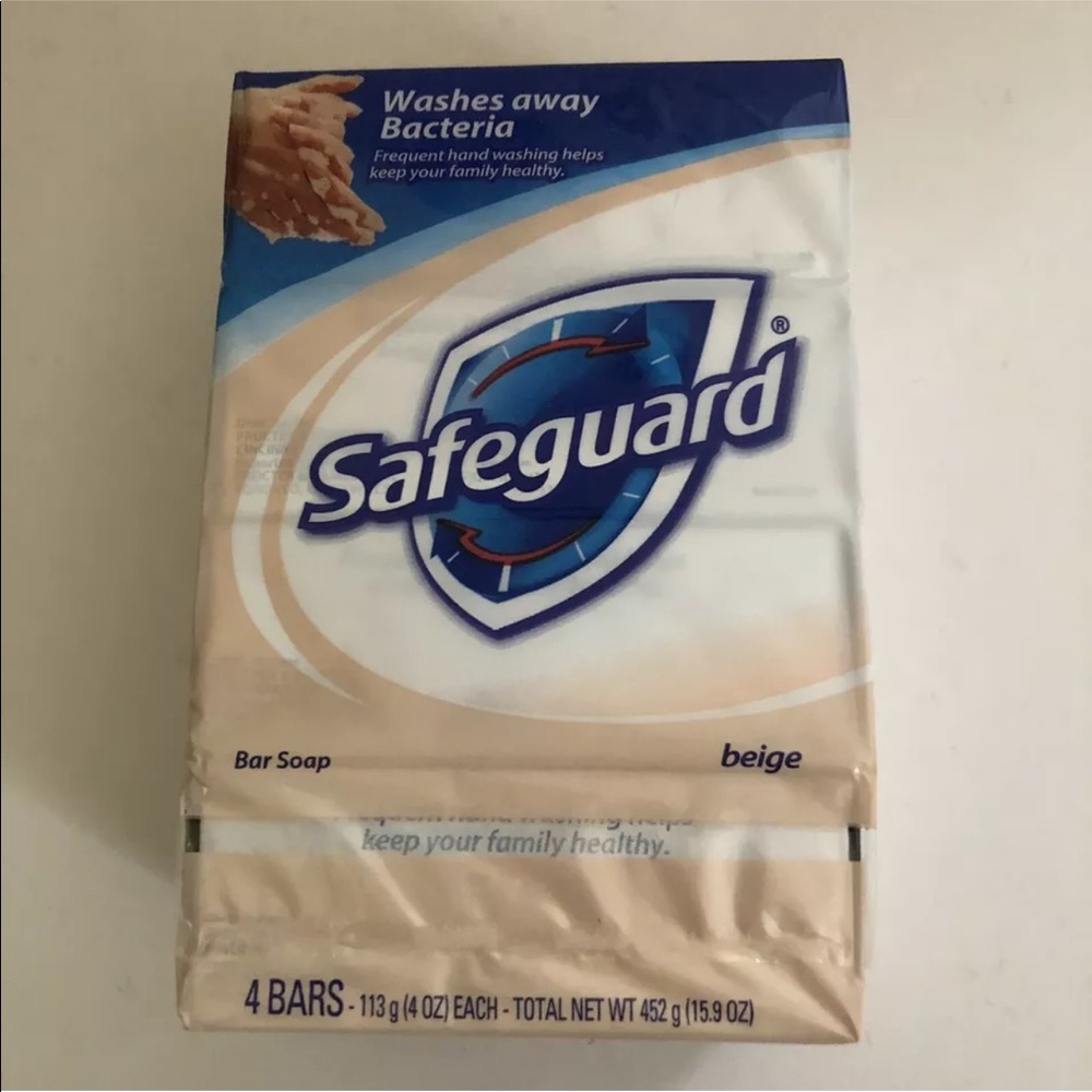 New Safeguard Deodorant Antibacterial Soap Beige Discontinued